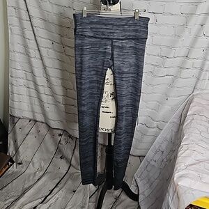 Lululemon Wunder Under Pant Leggings III Blurry Belle Battleship Black Size 6